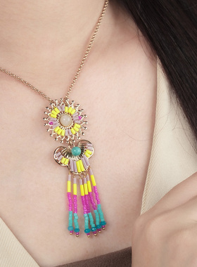 SATELLITE NEIVA系列项链女长款轻奢设计感毛衣链高级感小众复古