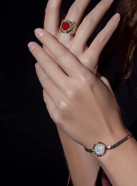 satellite法式时尚复古手链手链