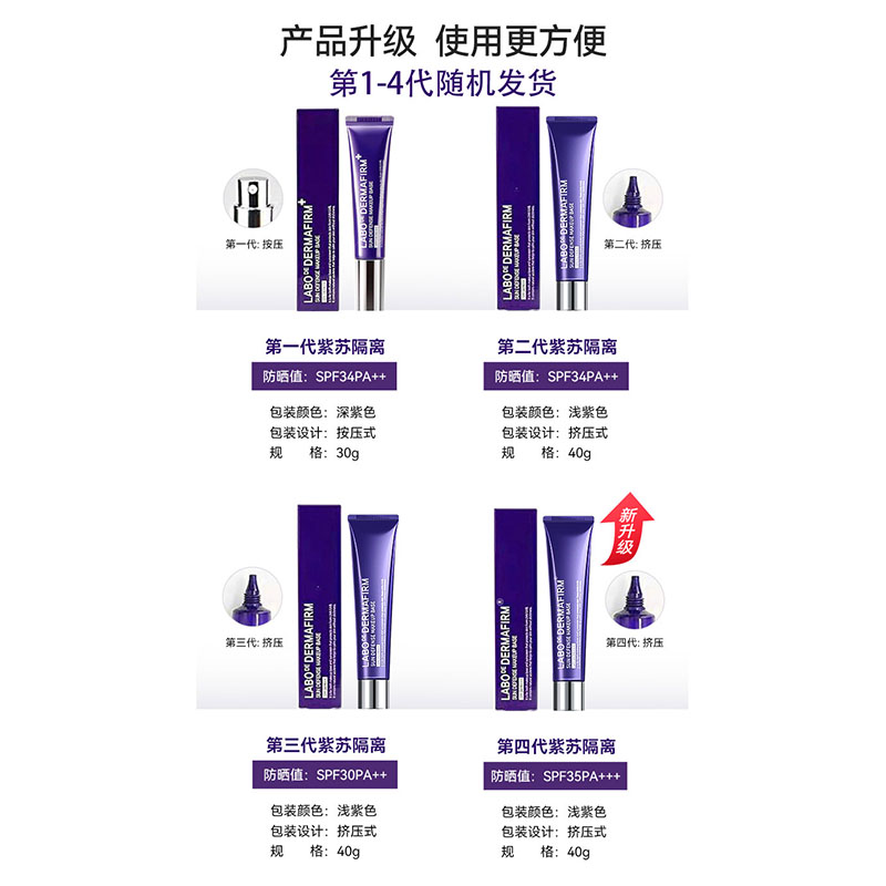 韩国Dermafirm~德妃紫苏隔离霜妆前乳打底养肤保湿防晒遮瑕隐毛孔 - 图2