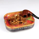 Wake -Up травяной лоток с мокрыми поддонами, поддонами хранения ручной работы, хранения рука