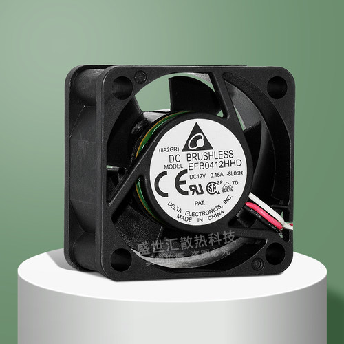 EFB0412HHD台达4020 12V0.15A大风量机箱华三H3C交换机PWM风扇4CM - 图0