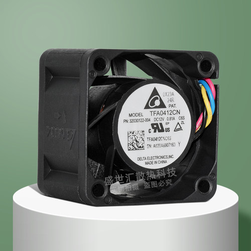 TFA0412CN台达4028暴力12V 0.81A服务器交换机机箱PWM散热风扇4CM - 图0