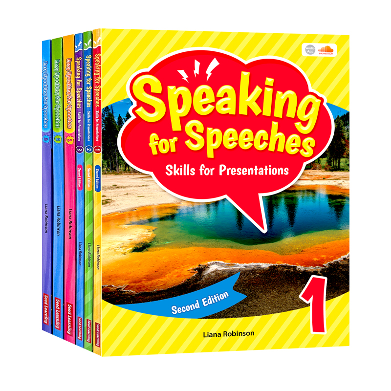 进口原版少儿英语演讲教材Easy Speaking for speeches 1 2 3级 中小学英语演讲口语训练书籍talking - 图3