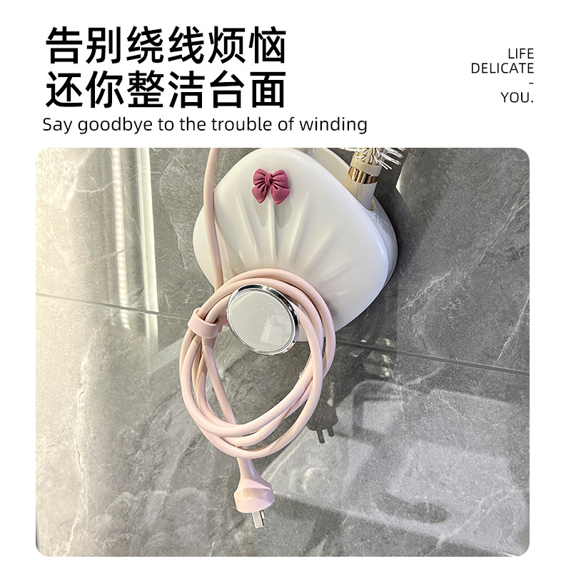 吹风机支架懒人置物架子解放双手免手拿电吹风筒挂架免打孔壁挂式