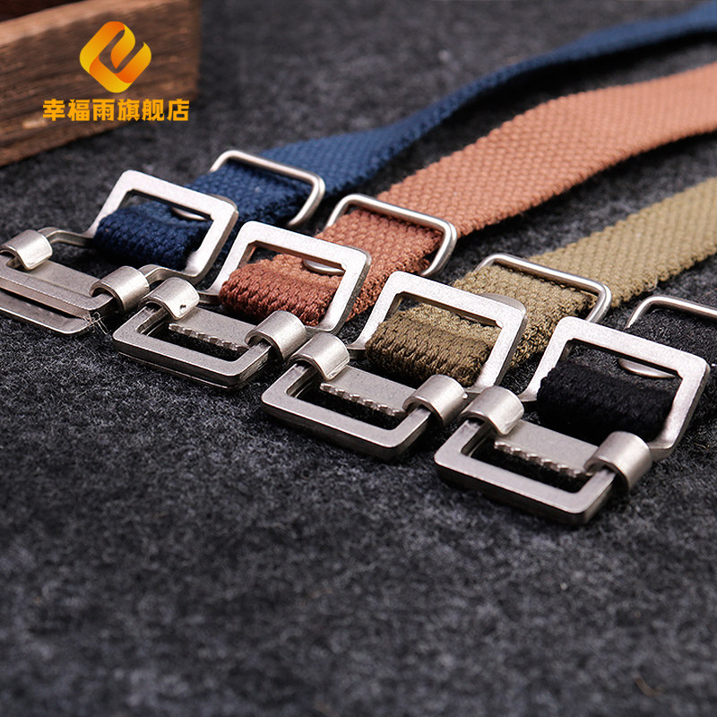 编制一泽帆布精工劳力士帝舵表带 幸福雨配件