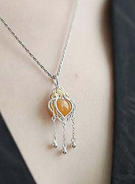 项链女925银新中式民族风