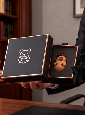 创意小熊毛绒挂件装饰摆件