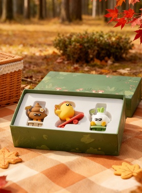 可爱卡通动物钥匙扣摆件