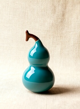 景德镇陶瓷葫芦摆件客厅玄关装饰