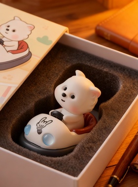 可爱卡通小熊毛绒摆件