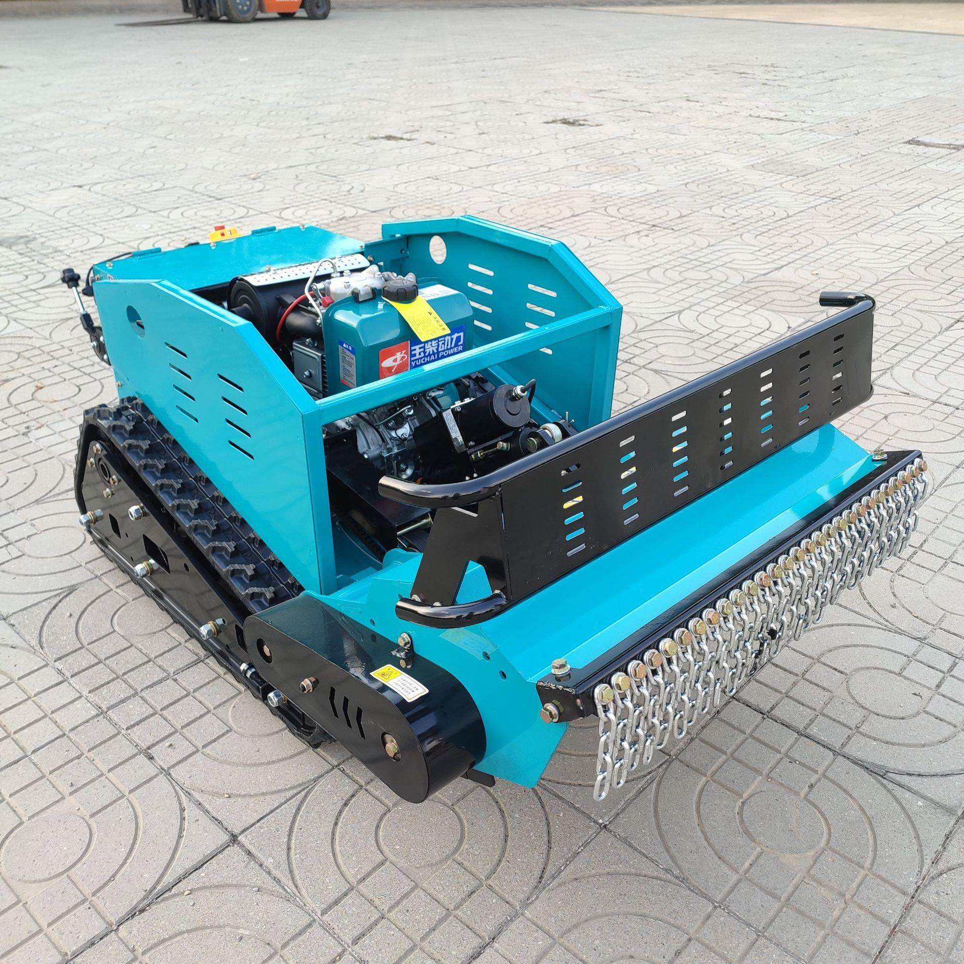 全自动遥控割草机 柴油遥控碎草还田机 山地丘陵爬坡打草割草机,淘宝优惠券,粉丝福利购,淘宝优惠卷