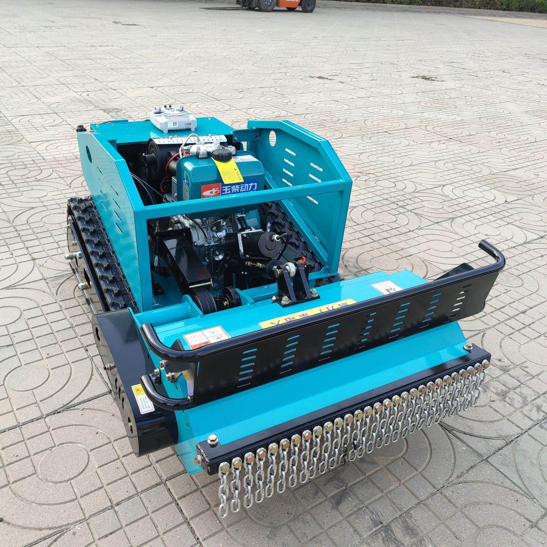 全自动遥控割草机 柴油遥控碎草还田机 山地丘陵爬坡打草割草机,淘宝优惠券,粉丝福利购,淘宝优惠卷