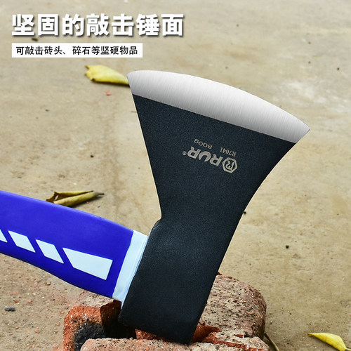 斧头家用劈柴神器精钢全钢户外砍树柴工具木工小斧子大号开山战斧 - 图3