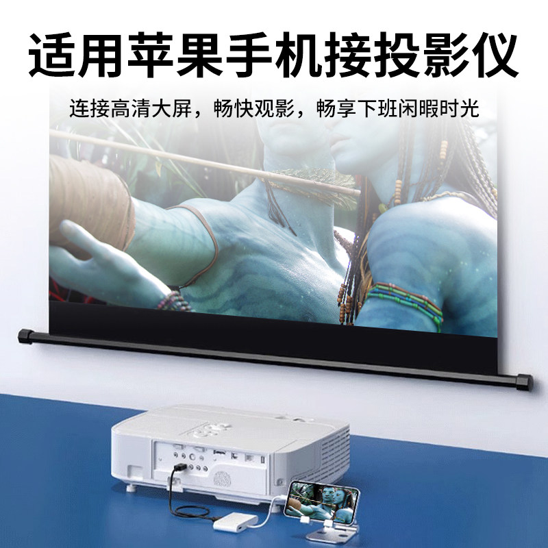 适用苹果转HDMI转换器lightning手机拓展坞iphone平板ipad连接电视机电脑显示器投影仪高清线投屏器扩展坞17