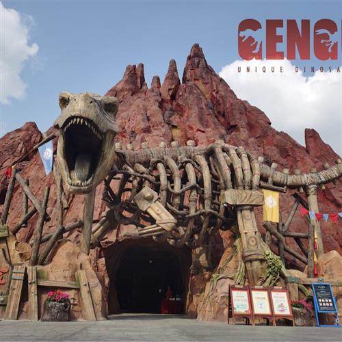 恐龙骨架化石骨架化石复制品化石模型 - 图0