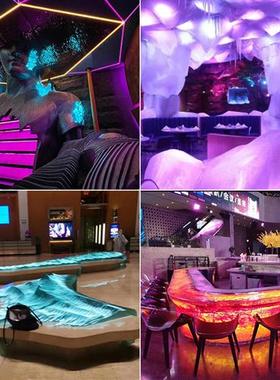 透明铂晶树脂雕塑玄关创意动物摆件户外抽象艺术水晶胶装饰品定制