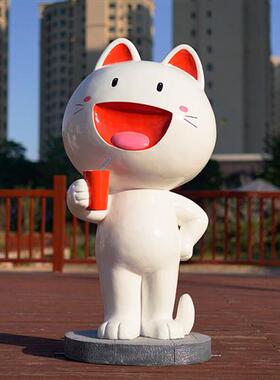 玻璃钢卡通雕塑卡通人物吉祥物IP形象摆件大型公仔广场动漫雕塑