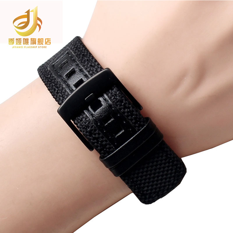 适配ck手表带男尼龙帆布配件30mm 季娅唯配件