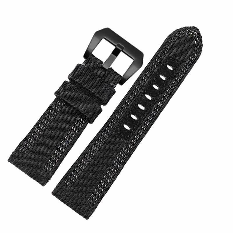 尼龙帆布panerai沛纳海带防水表链 季娅唯配件