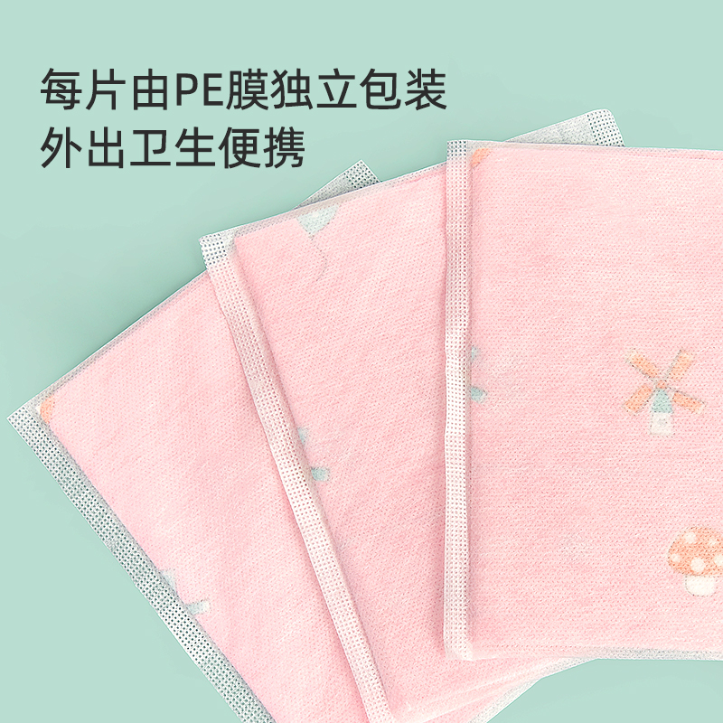 米菲兔宝宝吃饭一次性围兜婴儿喂饭儿童饭兜防水口水兜辅食超软_婴童用品