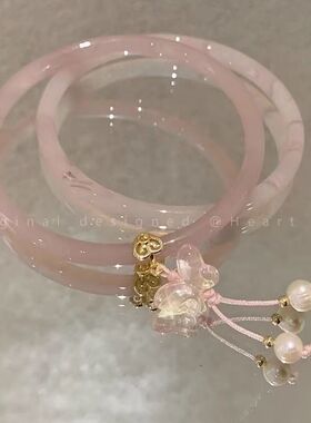 中式琉璃一步一响古风汉服手链