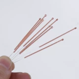 Одноразовое иглоукалывание, медицинская медная серебряная игла, 10 шт
