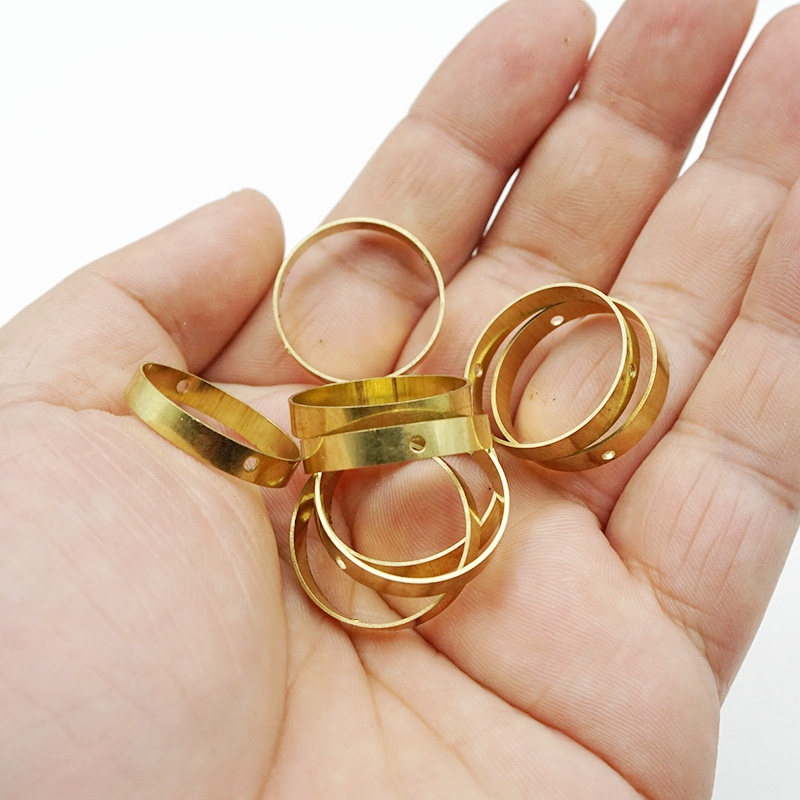 DIY饰品配件纯铜圈环直孔圆圈18mm/22mm铜环新娘头饰发饰耳环材料,淘宝优惠券,粉丝福利购,淘宝优惠卷