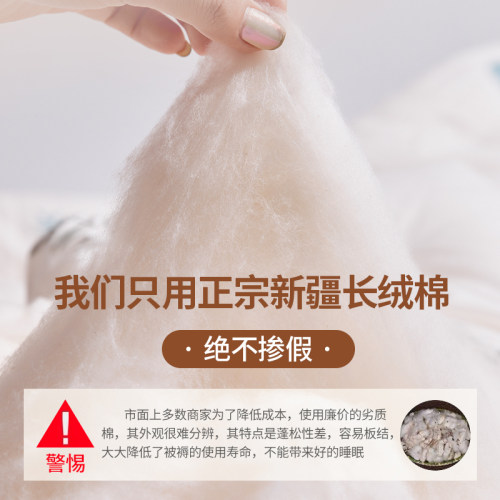 棉淑床褥子软垫家专用卧室单人学生宿舍纯色棉花被褥铺底垫被软褥 - 图1