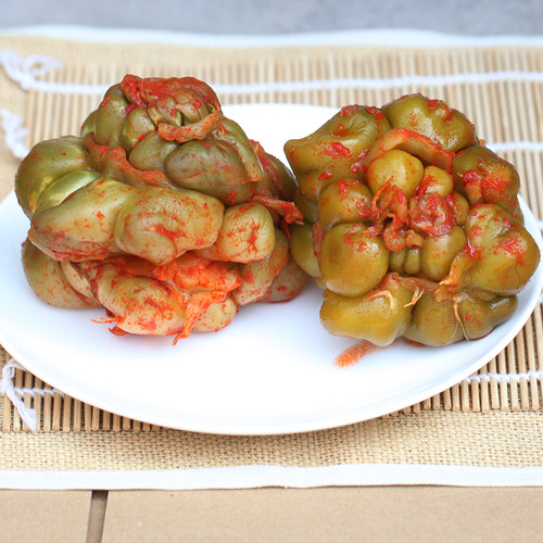 重庆涪陵榨菜头一整箱18斤批 商用大包装 切榨菜丝片颗粒碎米 - 图0