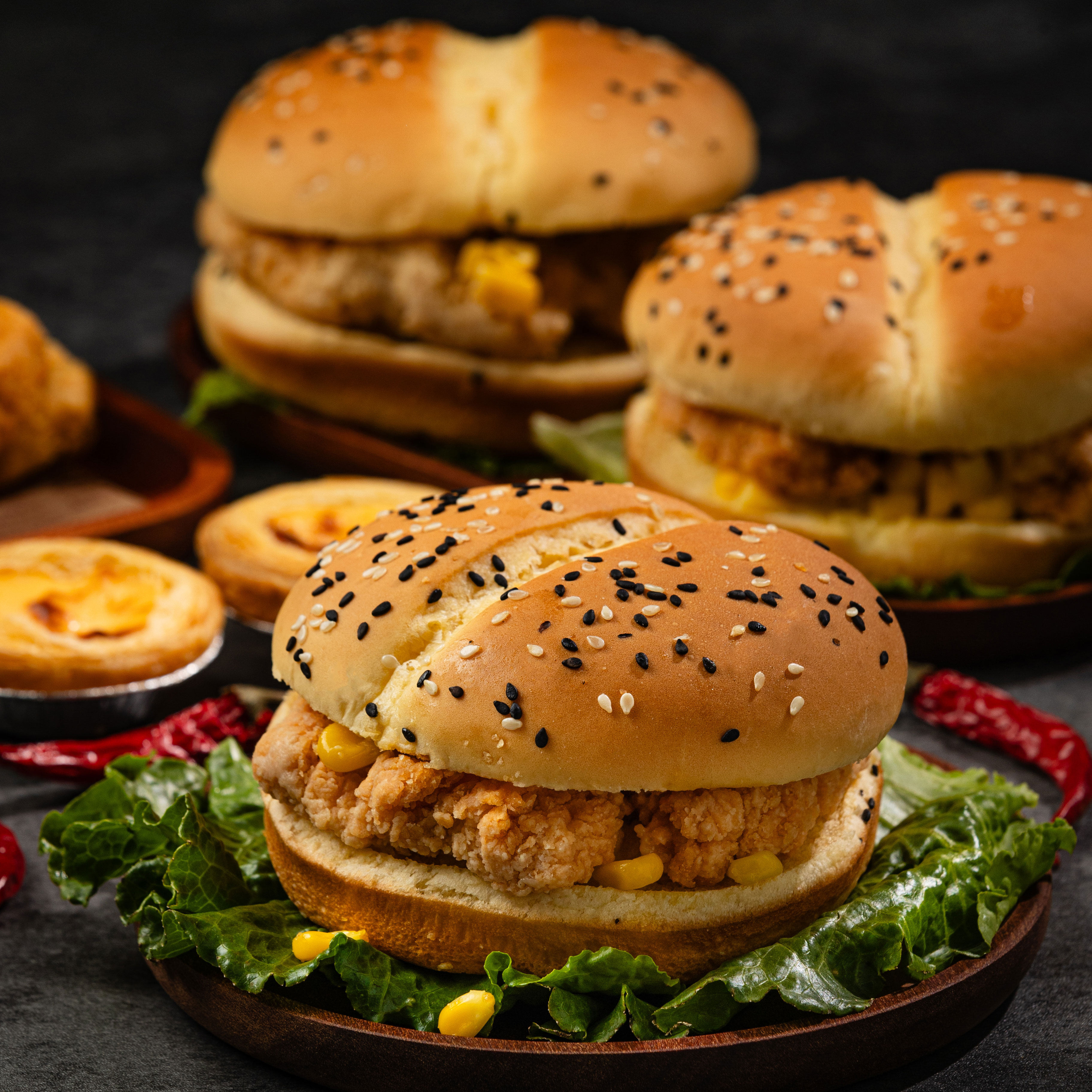 正新汉堡门店同款奥尔良鸡排堡加热即食早餐家庭装半成品汉堡包,淘宝优惠券,粉丝福利购,淘宝优惠卷