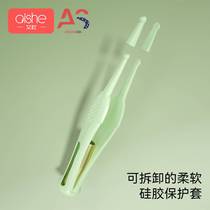 Baby Special Nasal Clip Children Shine Nasal Poop Clip Baby Digging Nostril Holes Cleaning Deity Scoop Out of Silicone Nippers