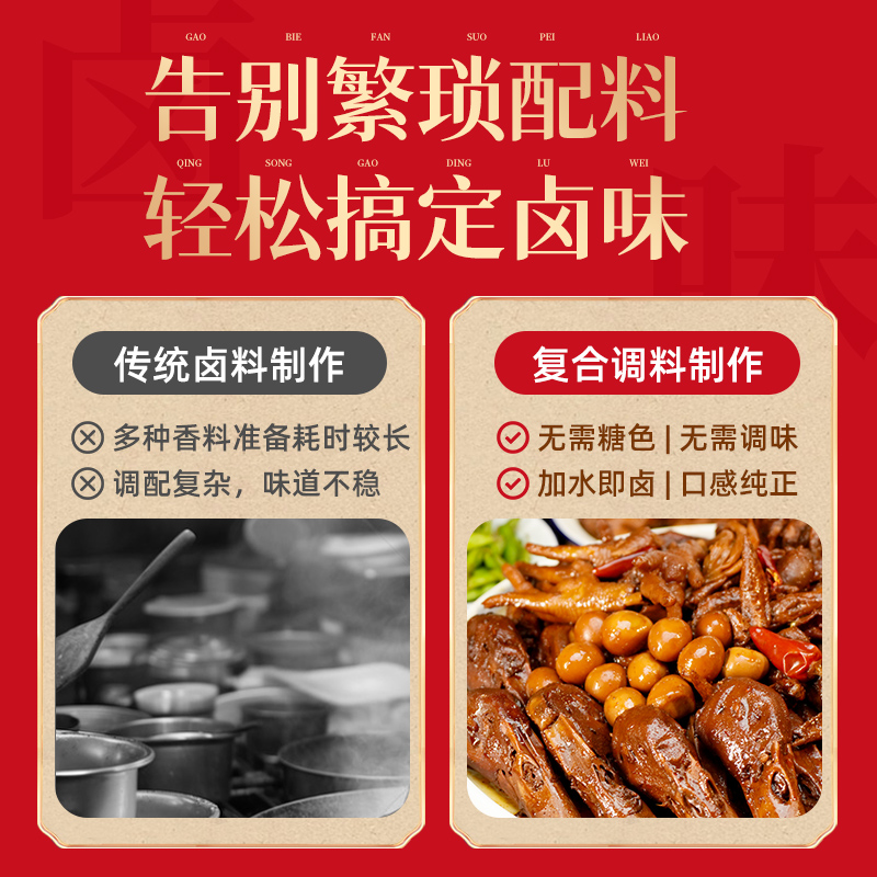 丁点儿卤料0添加防腐剂鸭脖现捞五香卤料150g家用旗舰店正宗配方