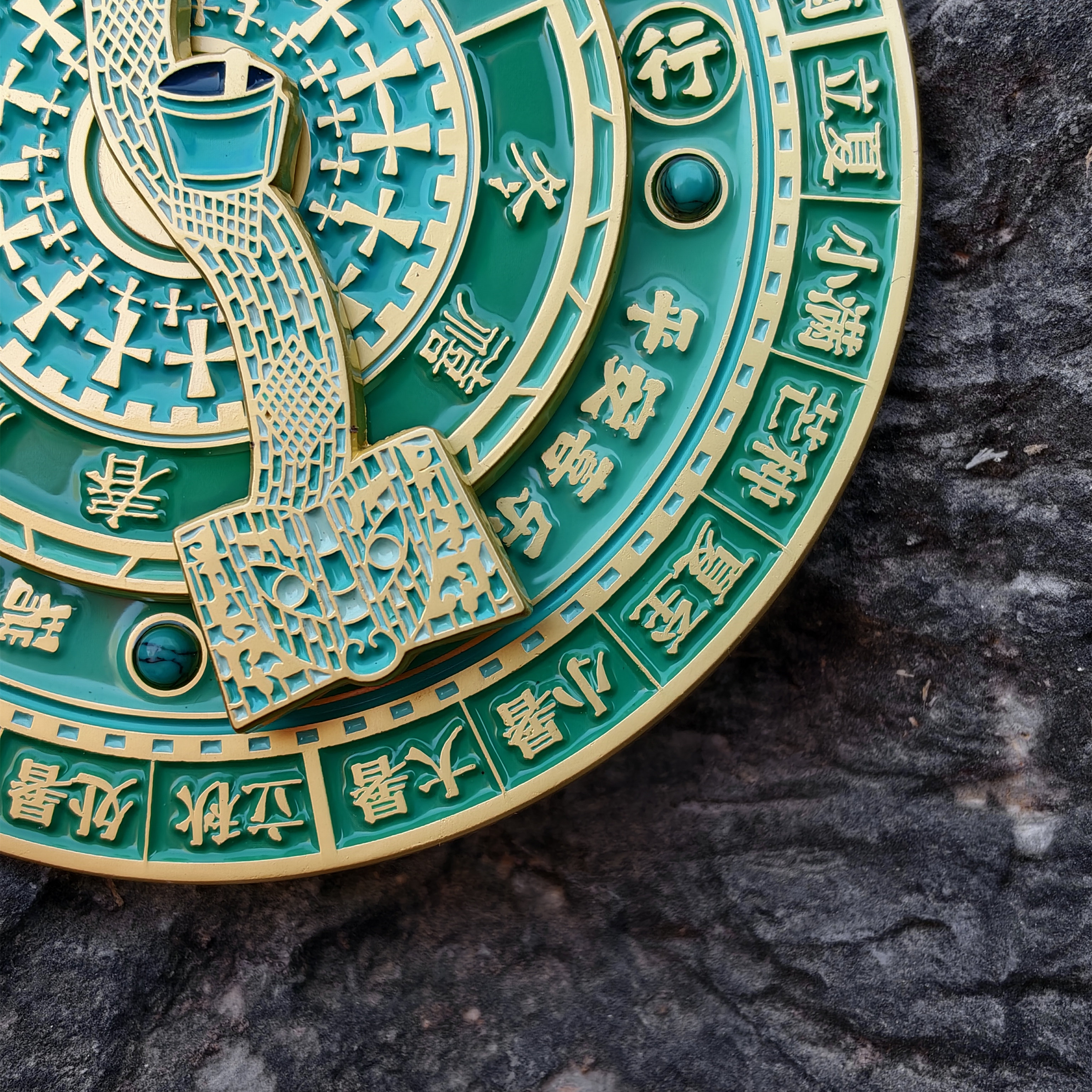 洛阳二里头博物馆官方文创金属冰箱贴立体可旋转龙形器送人伴手礼