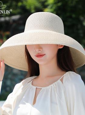 草帽沙滩韩版女春夏季大檐