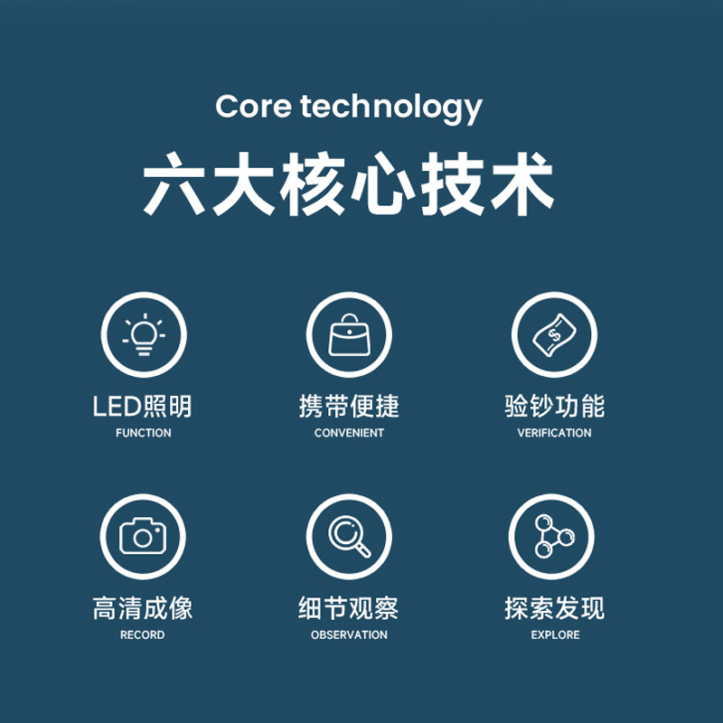 儿童显微镜中小学生专用便携式可看细菌细胞初中生生物科学实验套-图1