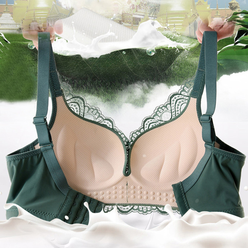 内衣女无痕无钢圈小胸聚拢姓感蕾丝收副乳调整型防下垂文胸罩 内衣女无痕无钢圈小胸聚拢姓感蕾丝收副乳调整型防下垂文胸罩