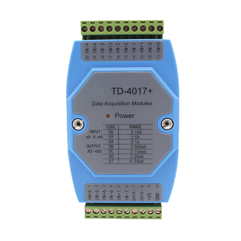 4-20mA转RS485信号采集卡采集器模拟量采集模块8路AI输入电流电压 - 图2