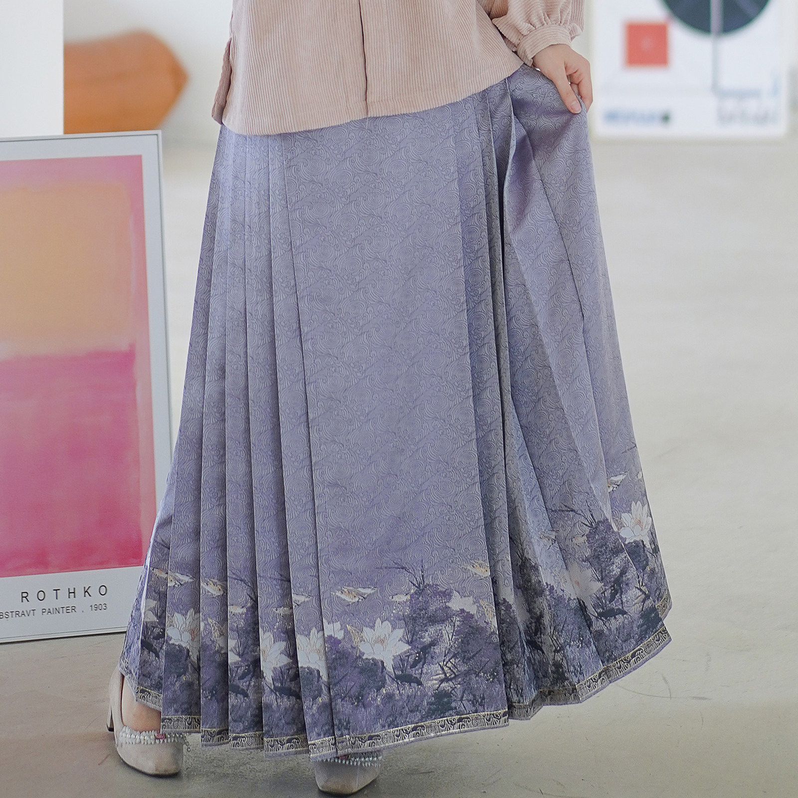 素羽华裳原创【月华赋】明制马面裙汉服女织金仿妆花  特价清仓,淘宝优惠券,粉丝福利购,淘宝优惠卷