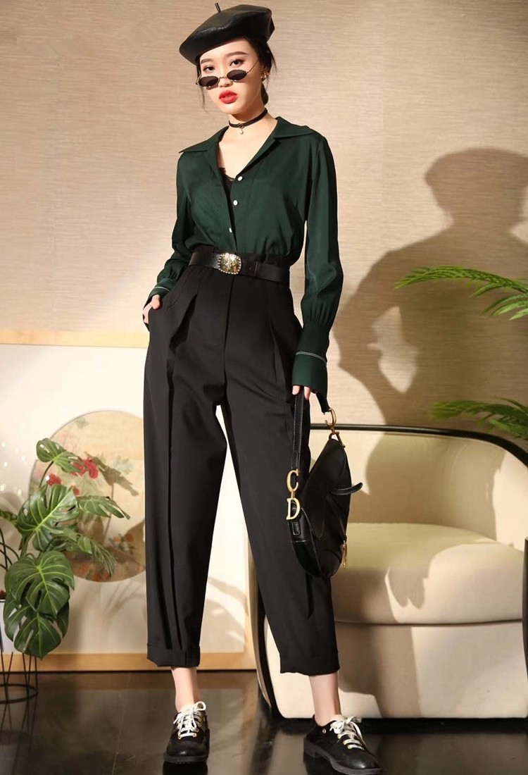 阿玛施旗舰店官网正品2020夏季衬衫 范芙熙衬衫