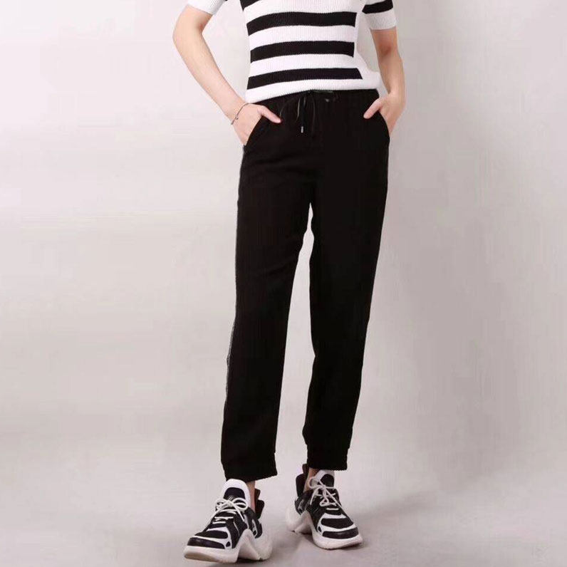 阿玛施旗舰店官网2019秋新款校服裤 范芙熙休闲裤