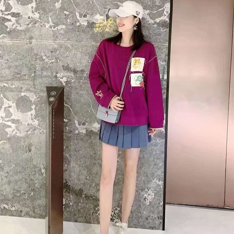 阿玛施旗舰店官网正品2020秋季卫衣 范芙熙T恤