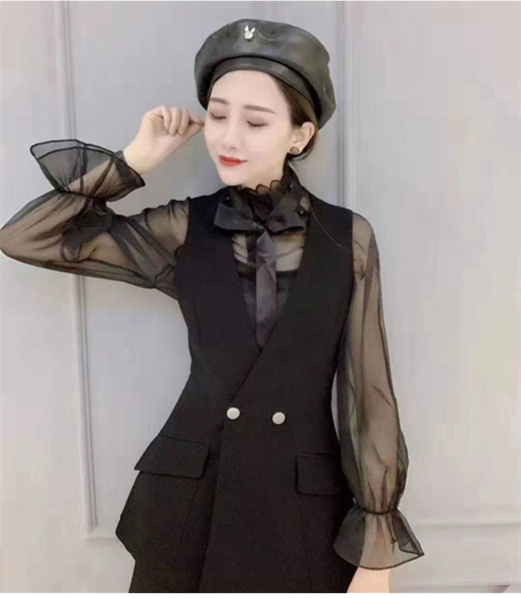  范芙熙蕾丝衫/雪纺衫