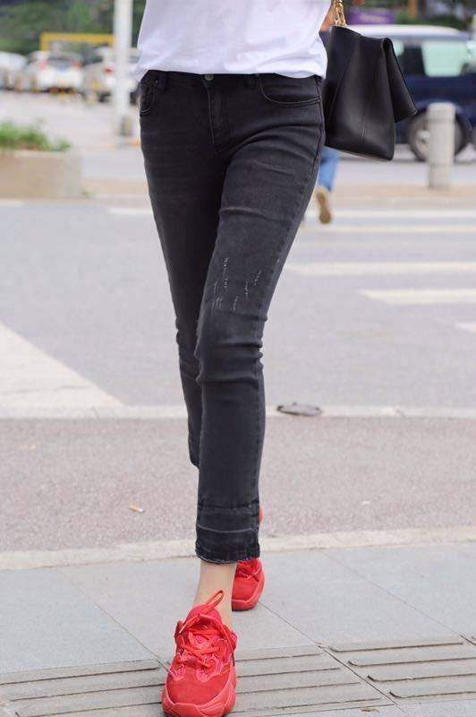 阿玛施旗舰店官网2020夏季牛仔裤 范芙熙牛仔裤