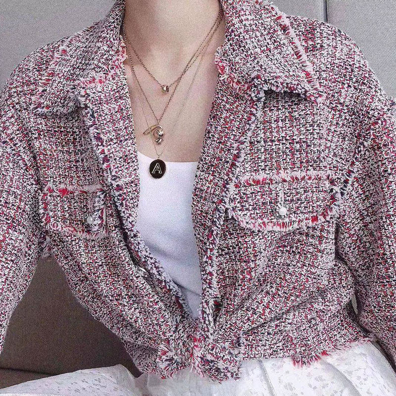 阿玛施旗舰店官网正品2020秋季新款 范芙熙短外套