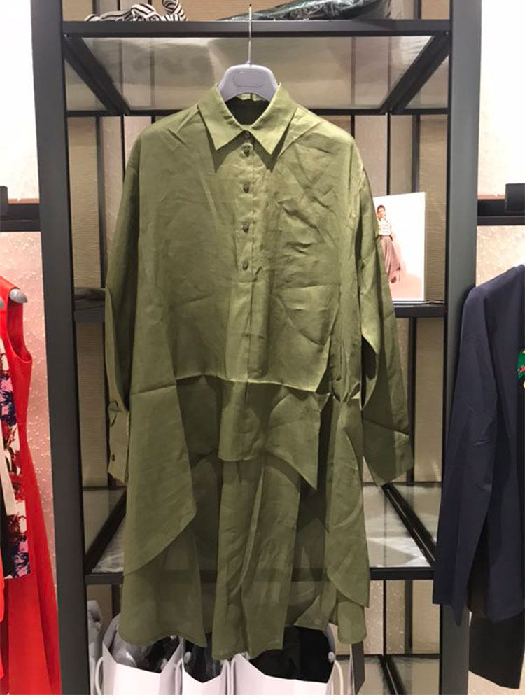 阿玛施旗舰店官网2020夏新款衬衫 范芙熙衬衫