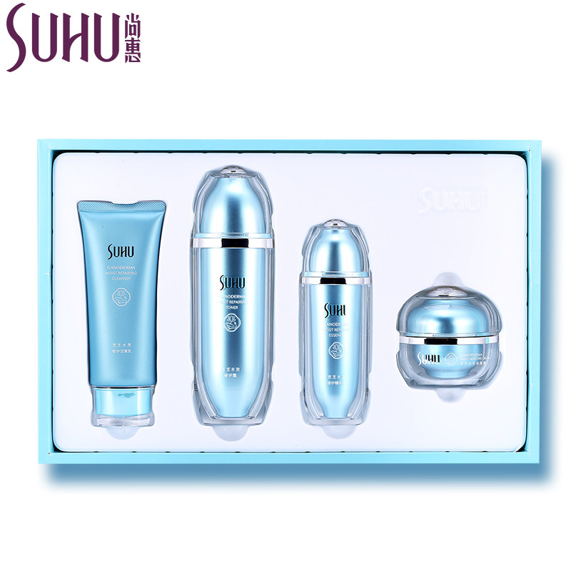 suhu尚惠灵芝水灵恒润保湿柔肤套盒 suhu尚惠千珏面部护理套装