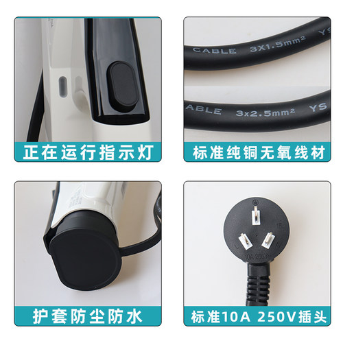 适配宝骏悦也云朵云海充电枪充电器原装宝骏E200/KIWI ev E300 - 图3