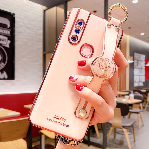 适用于vivos1手机壳女款潮牌vivos1Pro硅胶防摔软壳Por全包镜头vovis1奢华vivis新款腕带简约si挂绳v1831a - 图0