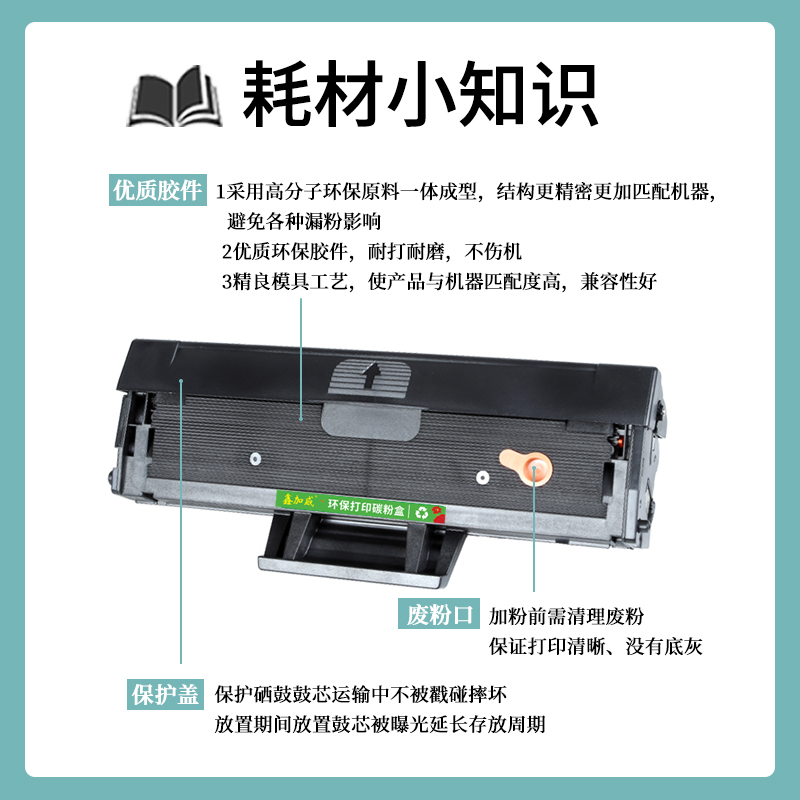 【顺丰】适用联想M2041硒鼓 LD202 F2072打印机墨盒 S2002 S2003W激光一体式碳粉盒 Lenovo M2041墨粉晒鼓 - 图1