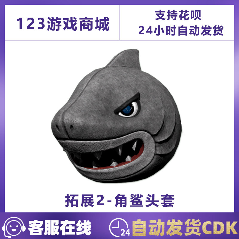 PUBG绝地求生皮肤 角鲨队吉祥物礼包套装 头套脚套吃鸡CDK兑换码